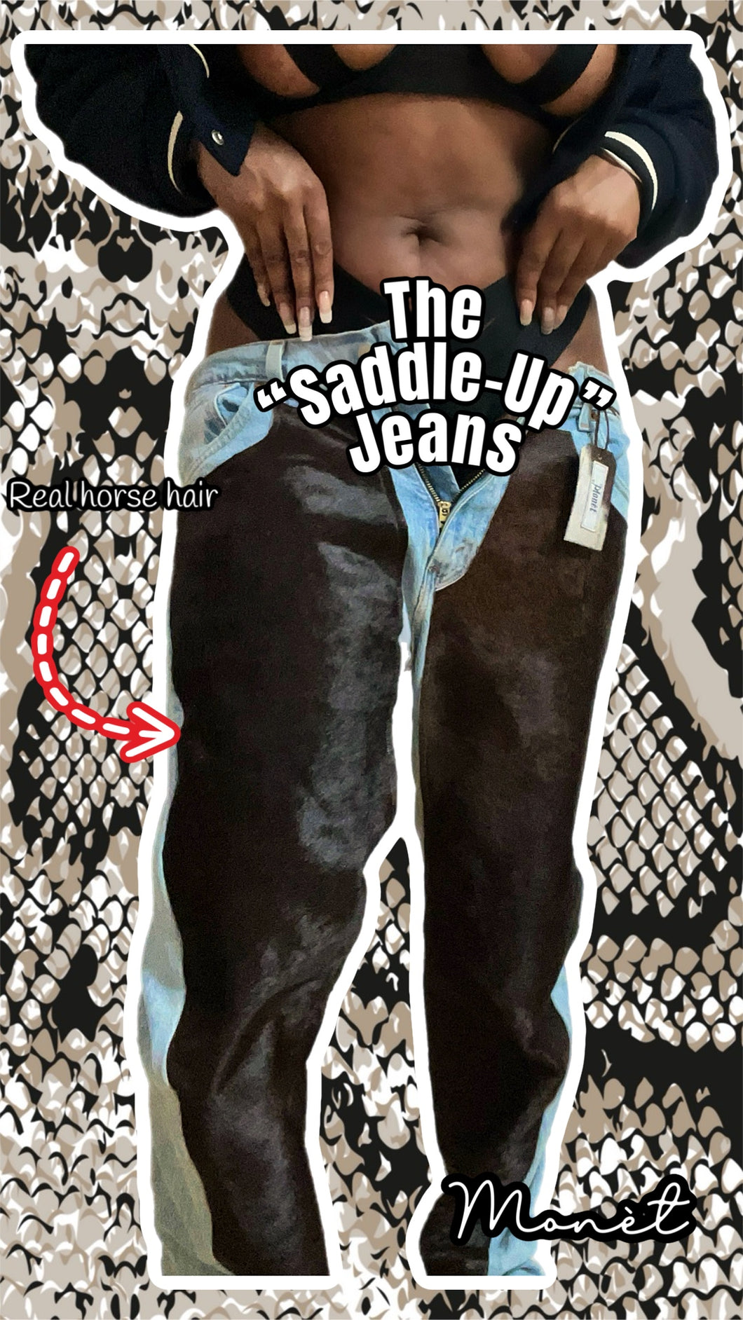 “Rodeo” denim chaps