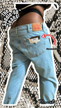 Load image into Gallery viewer, “Rodeo” denim chaps
